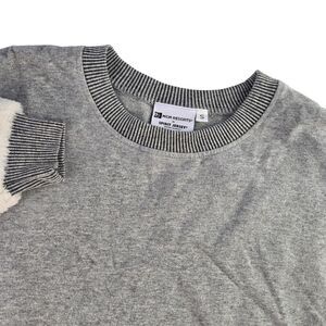 Spirit Jersey MGM Resort Borgata Women Small Gray White Fleece Long Sleeve Shirt